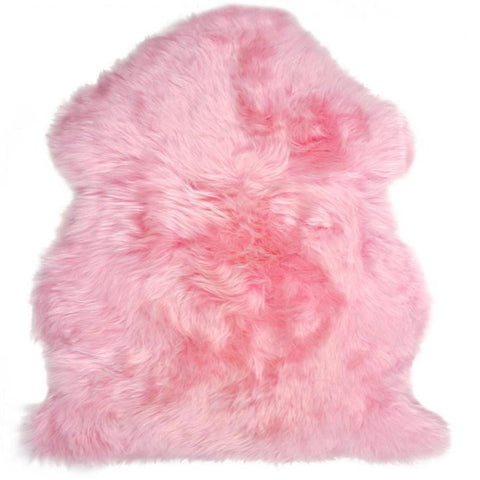 Rug Culture Natural New Zealand Sheep Skin Pink By 105X70cm Rectangle Rugs