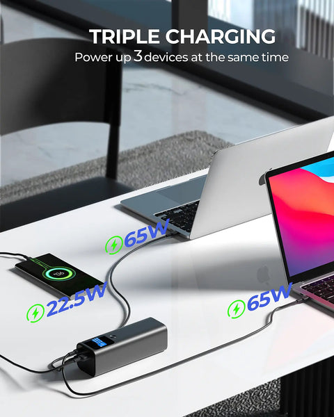 Aukey Sprint X 27.6K 140W 27600Mah Portable Power Bank With Pd3.1 (Pb Y45) Other Mobile Accessories