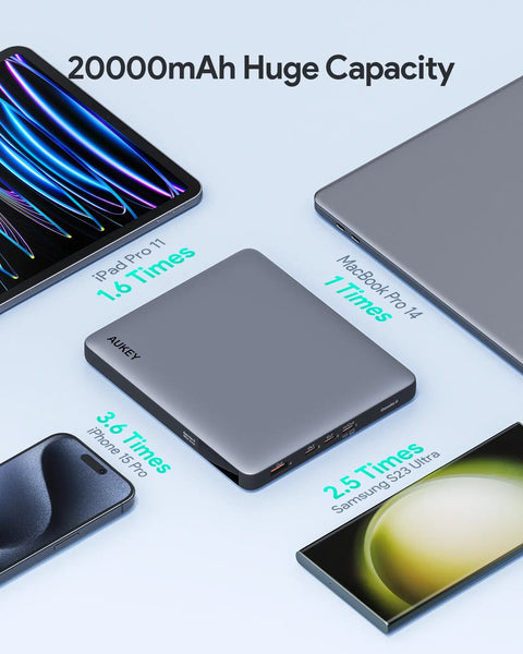 Aukey Sprint X 20K 100W 20000Mah Laptop Power Bank With Pd3.0 (Pb Y44) Other Mobile Accessories