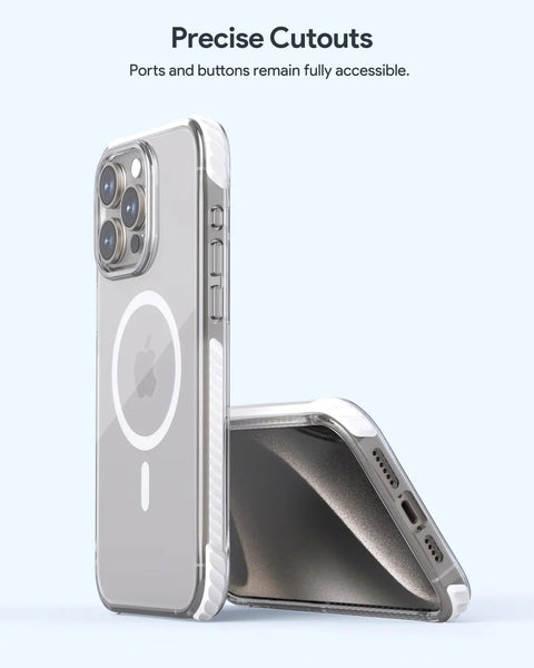 Aukey Urban Guard Magnetic Hard Shell Iphone 15 Phone Case Transparent (Tm11a) Cases Covers & Skins