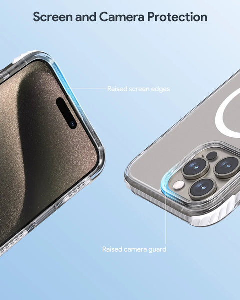 Aukey Urban Guard Magnetic Hard Shell Iphone 15 Pro Max Phone Case Transparent (Tm11d) Cases Covers & Skins