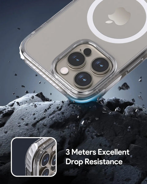 Aukey Urban Guard Magnetic Hard Shell Iphone 15 Pro Max Phone Case Transparent (Tm11d) Cases Covers & Skins