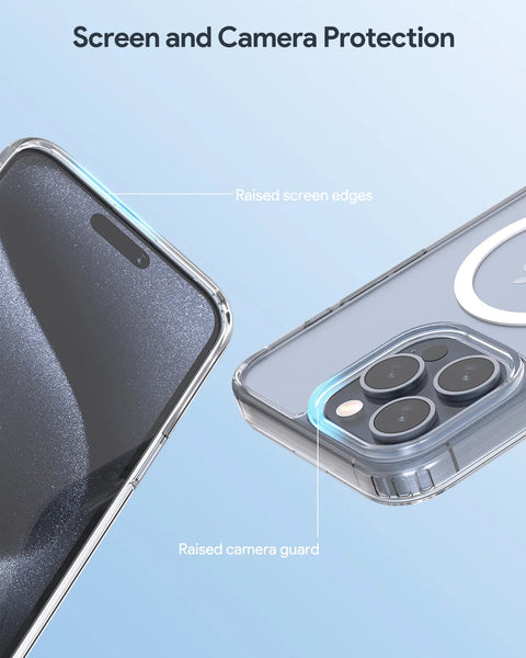 Aukey Clearview Magsafe Iphone 15 Pro Phone Case Transparent (Tm10c) Cases Covers & Skins