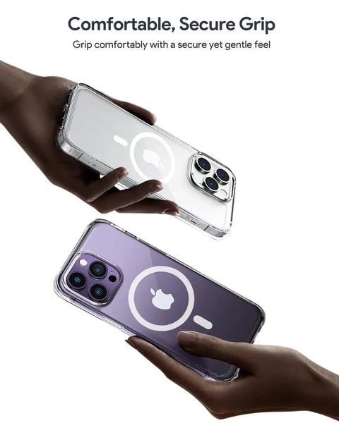 Aukey Clearview Magsafe Iphone 15 Pro Max Phone Case Transparent (Tm10d) Cases Covers & Skins