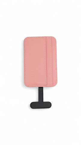 Lovefone Genuine Leather Weave Wallet With Magsafe  Pink Other Mobile Accessories