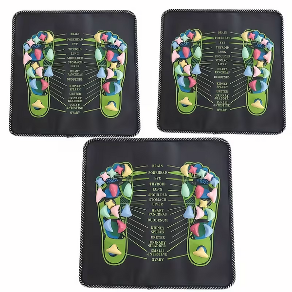 1 Pc Of Colored Stone Foot Acupoint Massage Pad Relaxation Therapy No Power Supply Massager Massagers