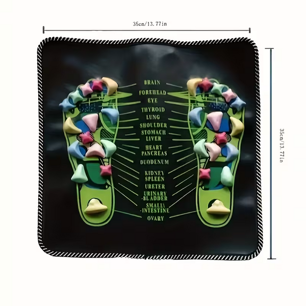 1 Pc Of Colored Stone Foot Acupoint Massage Pad Relaxation Therapy No Power Supply Massager Massagers