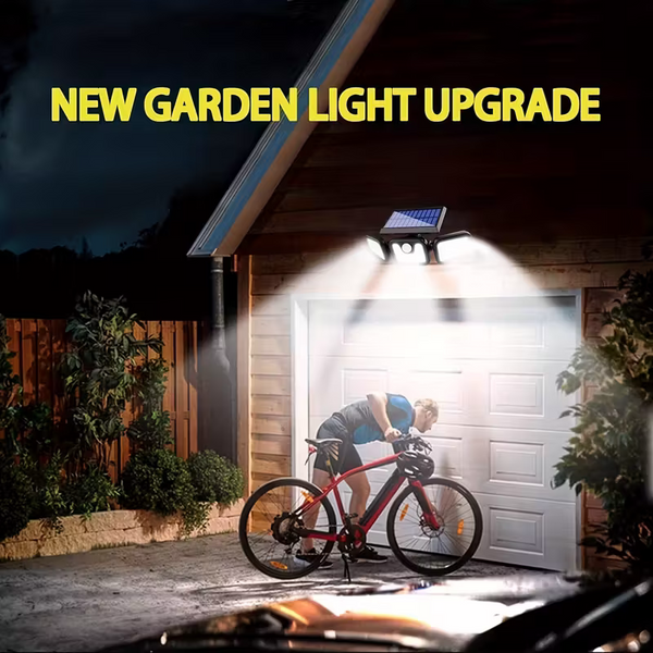 2 Pcs Set 74 Led Solar Sensor Lights With Motion Sensors 3 Level Brightness Mode Outdoor Wall Suitable For Front Doors Courtyards Garages And Terraces
