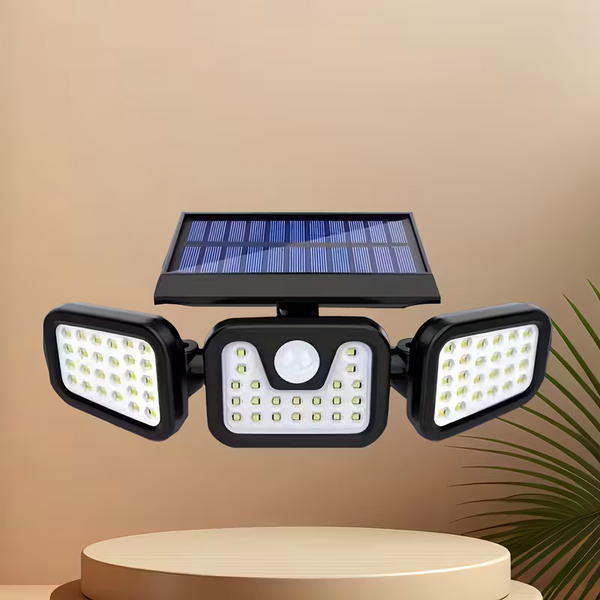 2 Pcs Set 74 Led Solar Sensor Lights With Motion Sensors 3 Level Brightness Mode Outdoor Wall Suitable For Front Doors Courtyards Garages And Terraces