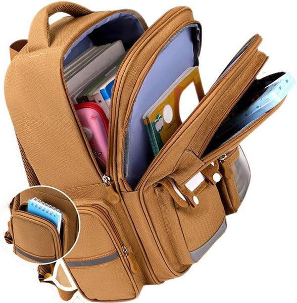 Cute Capybara Backpack With Chic Case And More Pins Ita Bag Cartoon Laptop Travel Utility Funny Going Out Casual Bag(Khaki) Backpacks & Bags