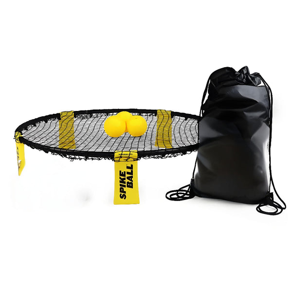 W3 Ball Original Roundnet Game Set 4 Player Outdoor Volleyball With Balls Net & Bag For Lawn Sand Indoors Outdoor Toy Balls