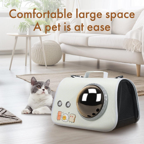 Pet Products Printed Space Capsule Cat Bag Large Capacity Crossbody Dog Universal For All Seasons Pet Transport