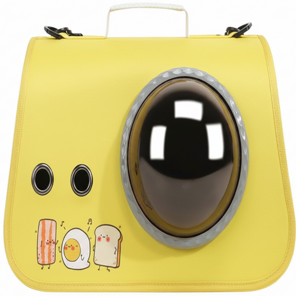 Pet Products Printed Space Capsule Cat Bag Large Capacity Crossbody Dog Universal For All Seasons Pet Transport