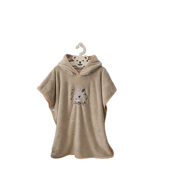 Ultra Soft Hooded Bath Towel For Kids A€“ Coral Fleece Poncho With Charming Animal Design Quick Dry Absorbent Robe For Bath Pool Beach (Bunny) Towels