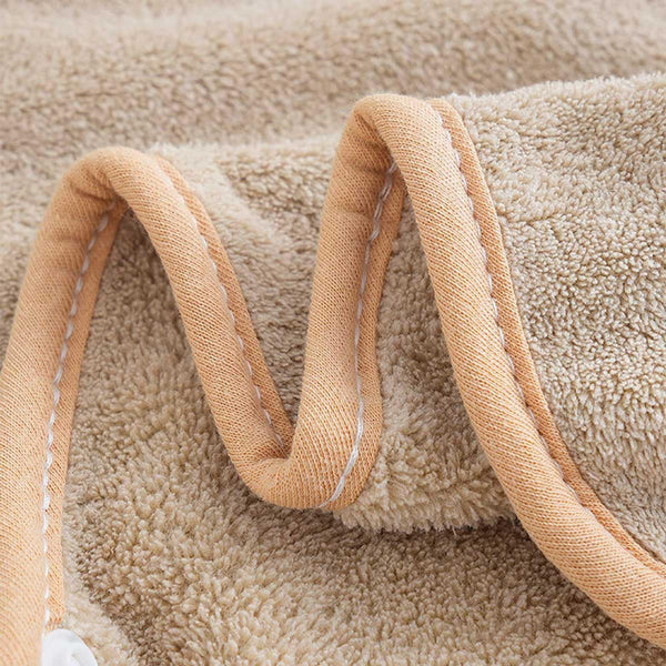 Ultra Soft Hooded Bath Towel For Kids A€“ Coral Fleece Poncho With Charming Animal Design Quick Dry Absorbent Robe For Bath Pool Beach (Bunny) Towels