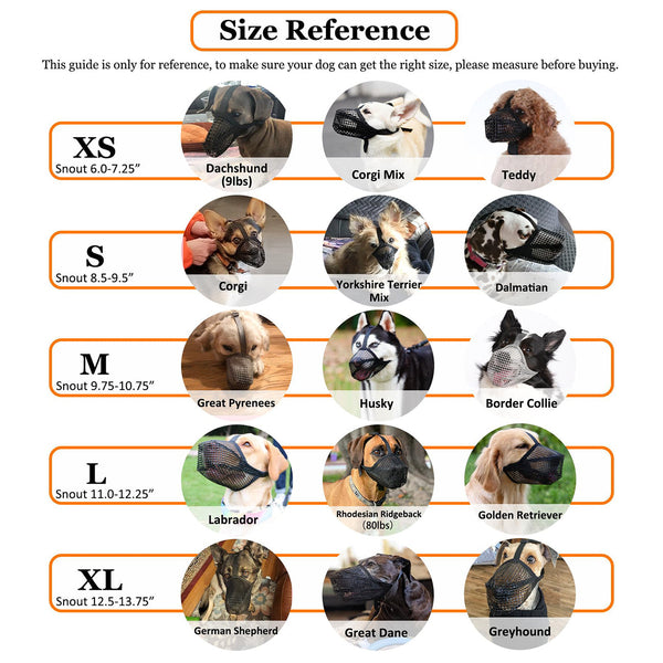 Soft Mesh Dog Muzzle For Small Medium Large Dogs Breathable Adjustable Anti Bite Chewing Guard With Overhead Strap Fits Labrador German Shepherd Golde