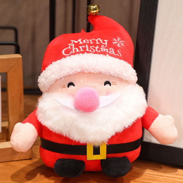 Christmas 4 In 1 Plush Set (Tree + Santa Reindeer): Perfect Birthday/Christmas/Party Gift For Boys Girls & Adults Seasonal Decorations