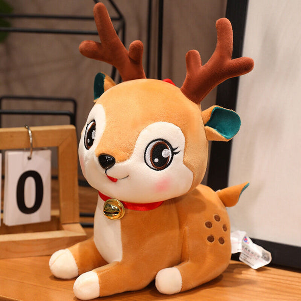 Christmas 4 In 1 Plush Set (Tree + Santa Reindeer): Perfect Birthday/Christmas/Party Gift For Boys Girls & Adults Seasonal Decorations