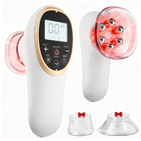 Modern Jingluo Beauty Massager Electric Meridian Facial And Body Roller With Gentle Suction Warmth Multi Speed Skincare Tool For Relaxing Rituals Whit