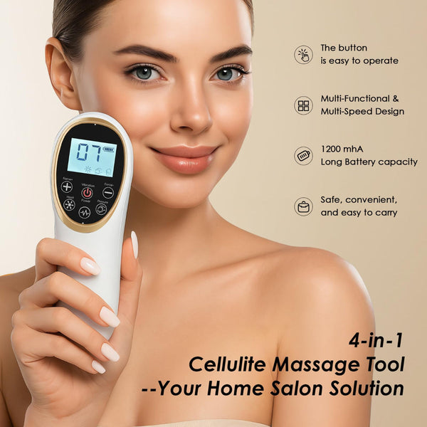 Modern Jingluo Beauty Massager Electric Meridian Facial And Body Roller With Gentle Suction Warmth Multi Speed Skincare Tool For Relaxing Rituals Whit