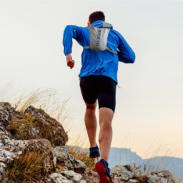 Ultra Light Hydration Running Vest Backpack A 1.5L Water Capacity Breathable Mesh Design For Cycling Hiking & Marathon (Grey) | Other Colors Available