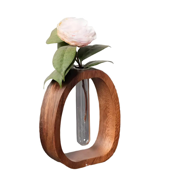 Glass Vase Minimalist Desktop Flower For Water Plants And Blooms Vases