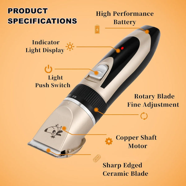 Professional Rechargeable Cordless Pet Grooming Clippers Dogs Cats & Horses Dog Grooming