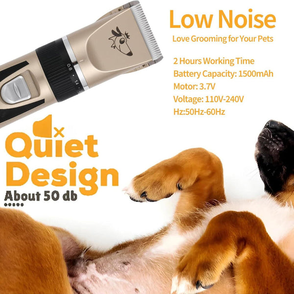 Professional Rechargeable Cordless Pet Grooming Clippers Dogs Cats & Horses Dog Grooming