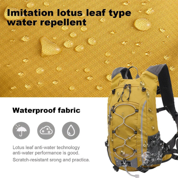 Small Hiking Backpack Lightweight Waterproof Daypack For Outdoor Adventures Grey White Daypacks