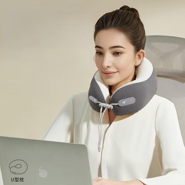 Cooling Memory Foam Neck Pillow For Travel U Shaped Ergonomic Support Pillows