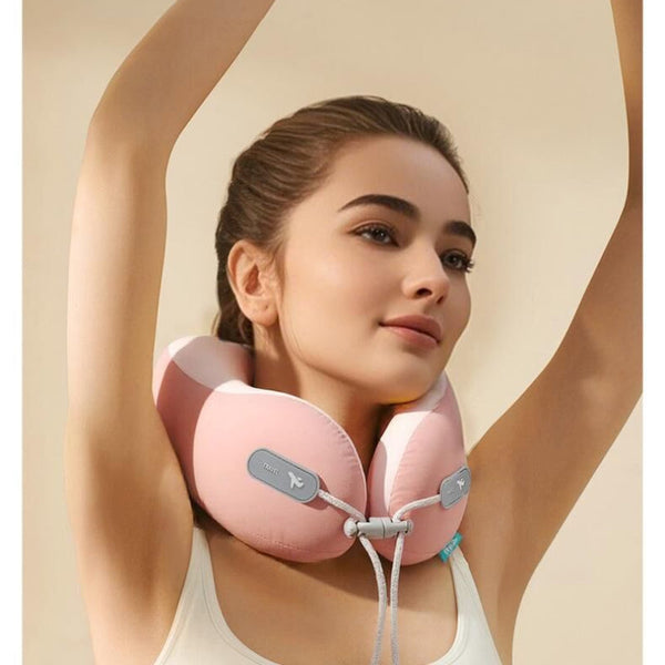 Cooling Memory Foam Neck Pillow For Travel U Shaped Ergonomic Adultsflight With Portable Casebreathable Ice Silk Coverslow Rebound Support Airplanecar