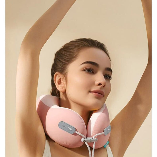 Cooling Memory Foam Neck Pillow For Travel U Shaped Ergonomic Adultsflight With Portable Casebreathable Ice Silk Coverslow Rebound Support Airplanecar