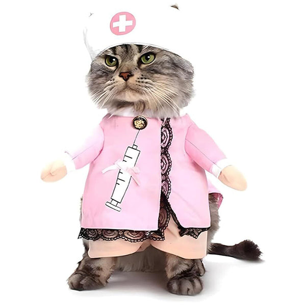 Dog Costume Clothes Halloween Cat Costumes Small Animal Funny Pets Clothing For Doggy Kitty Rabbits Piggy Nurse Dog Clothing & Shoes
