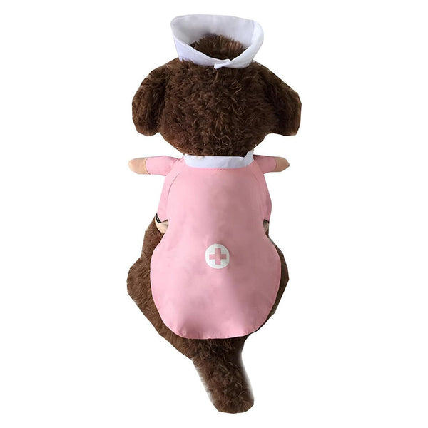 Dog Costume Clothes Halloween Cat Costumes Small Animal Funny Pets Clothing For Doggy Kitty Rabbits Piggy Medium Nurse Pink Dog Clothing & Shoes