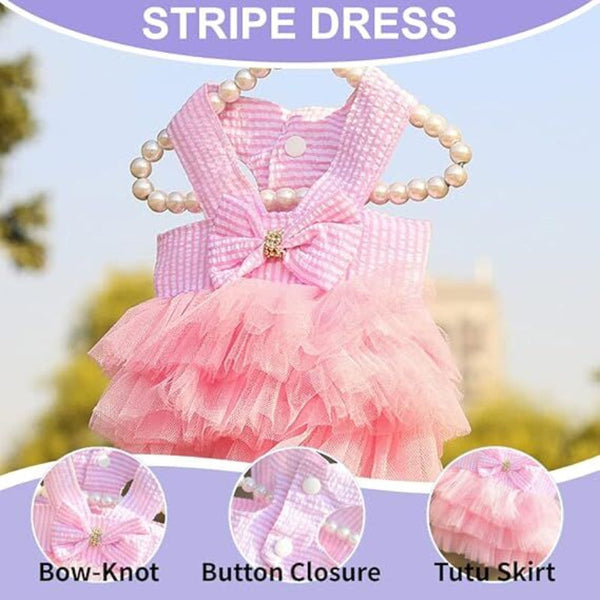 Fall Dog Dresses For Small Dogs Girl 3 Pack Cute Puppy Outfit (Xl) Dog Clothing & Shoes