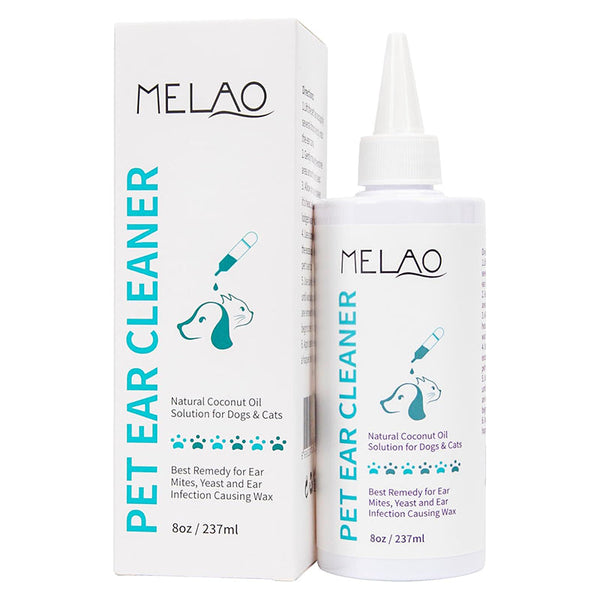 Pet Ear Cleanser For Dogs And Cats Gentle Daily Wash Long Nozzle Deep Cleaning Removes Wax Odor Moisture Dog Grooming