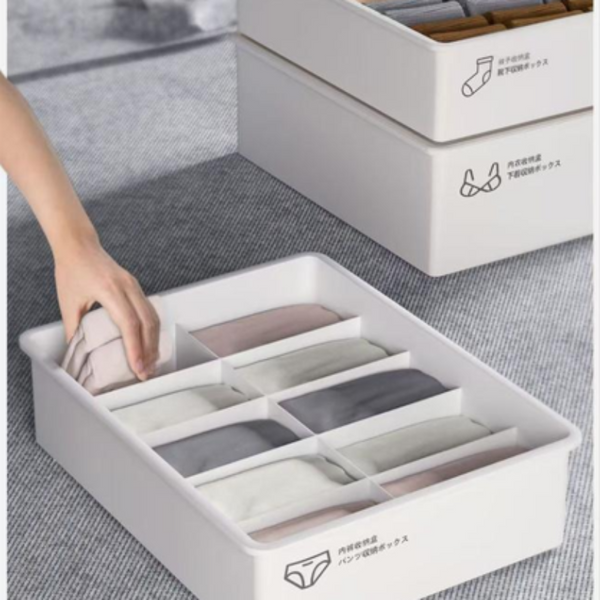 Underwear Panties Socks Box Close Fitting Clothing Storage Drawer Three Piece Cover With Compartment Household Closet Organisers