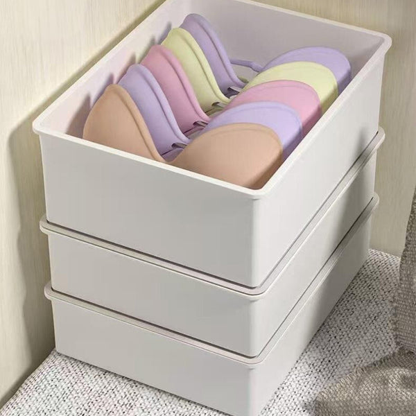 Underwear Panties Socks Box Close Fitting Clothing Storage Drawer Three Piece Cover With Compartment Household Closet Organisers