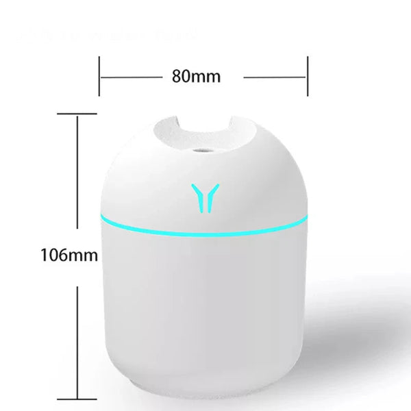 Nneoba 250Ml Mini Aroma Oil Diffuser & Humidifier With Led Night Lamp Humidifiers