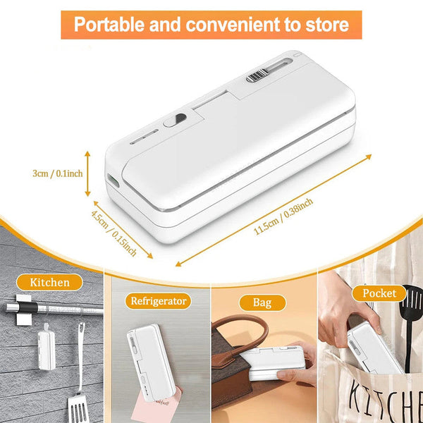 Nneoba Mini Plastic Bag Sealer Vacuum Sealers
