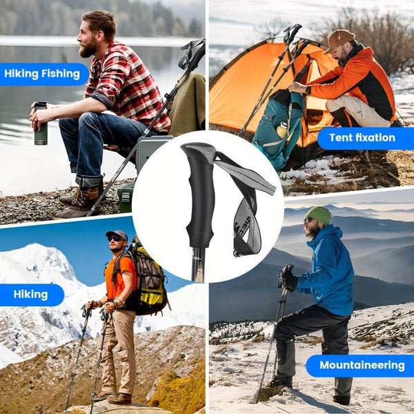 Aluminum Trekking Poles For Hiking Walking & Trekking Sticks