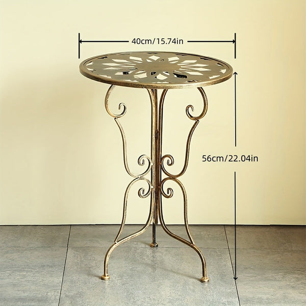 Metal Scrollwork Side Table Side Tables