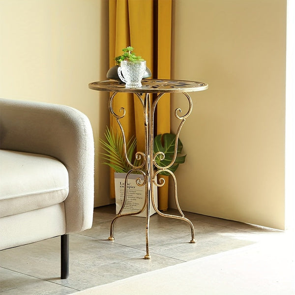 Metal Scrollwork Side Table Side Tables