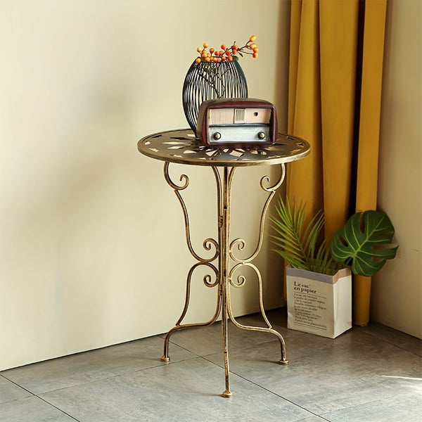 Metal Scrollwork Side Table Side Tables