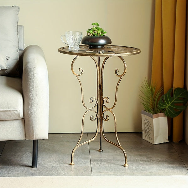 Metal Scrollwork Side Table Side Tables