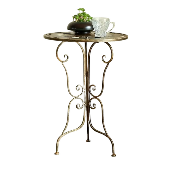 Metal Scrollwork Side Table Side Tables