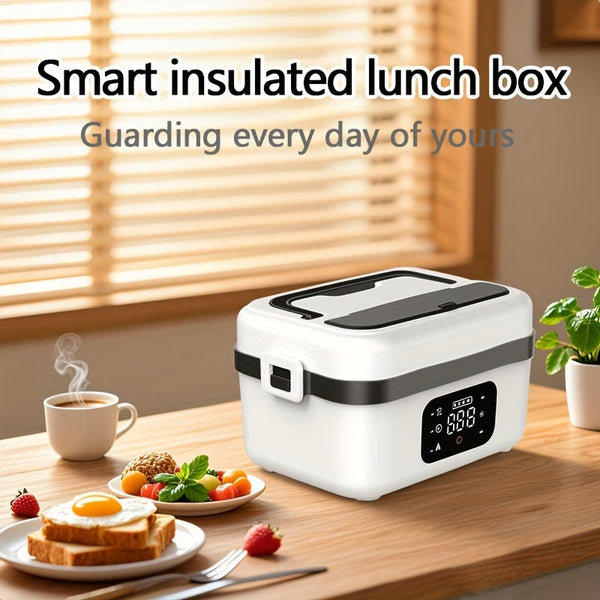 1000Ml Electric Heated Lunch Box Usb Rechargeable 8000Mah Battery Lunchboxes