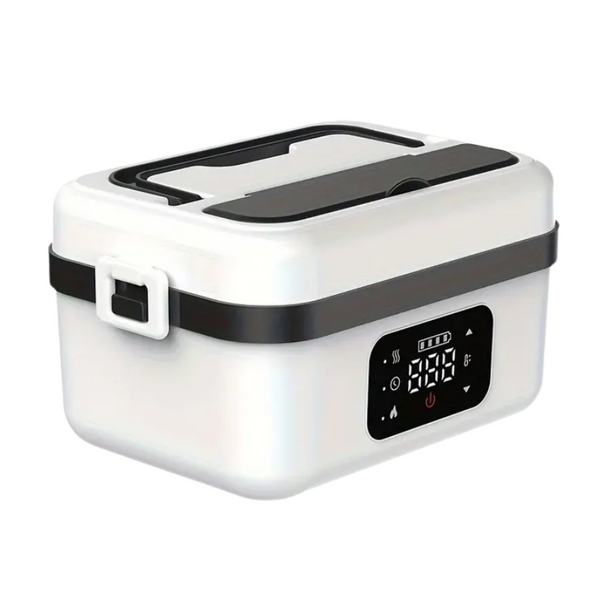 1000Ml Electric Heated Lunch Box Usb Rechargeable 8000Mah Battery Lunchboxes