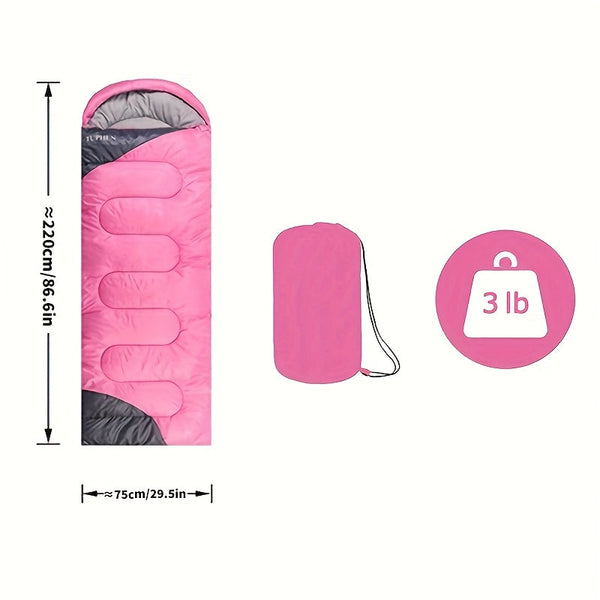 Rosy Four Season Rectangular Sleeping Bag For Adults All Comfort Sleeping Bags