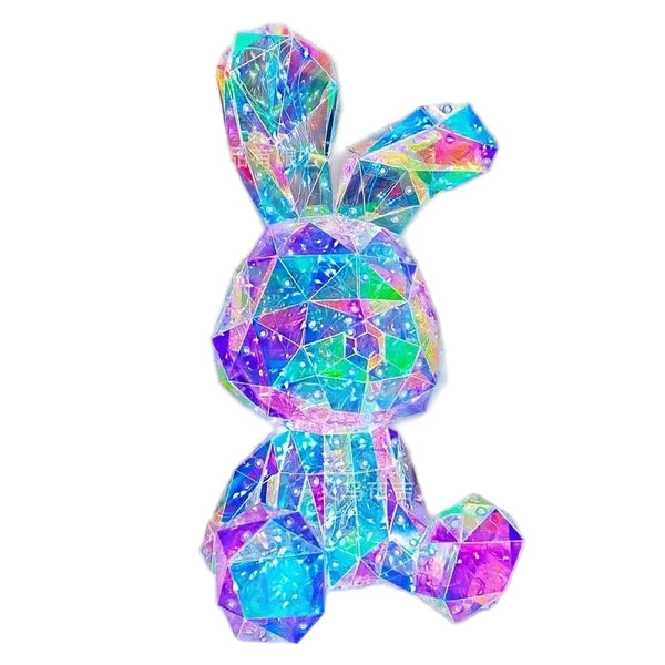 Rabbit Led Light Bunny Lamp Usb/Battery Powered Blue Lamps
